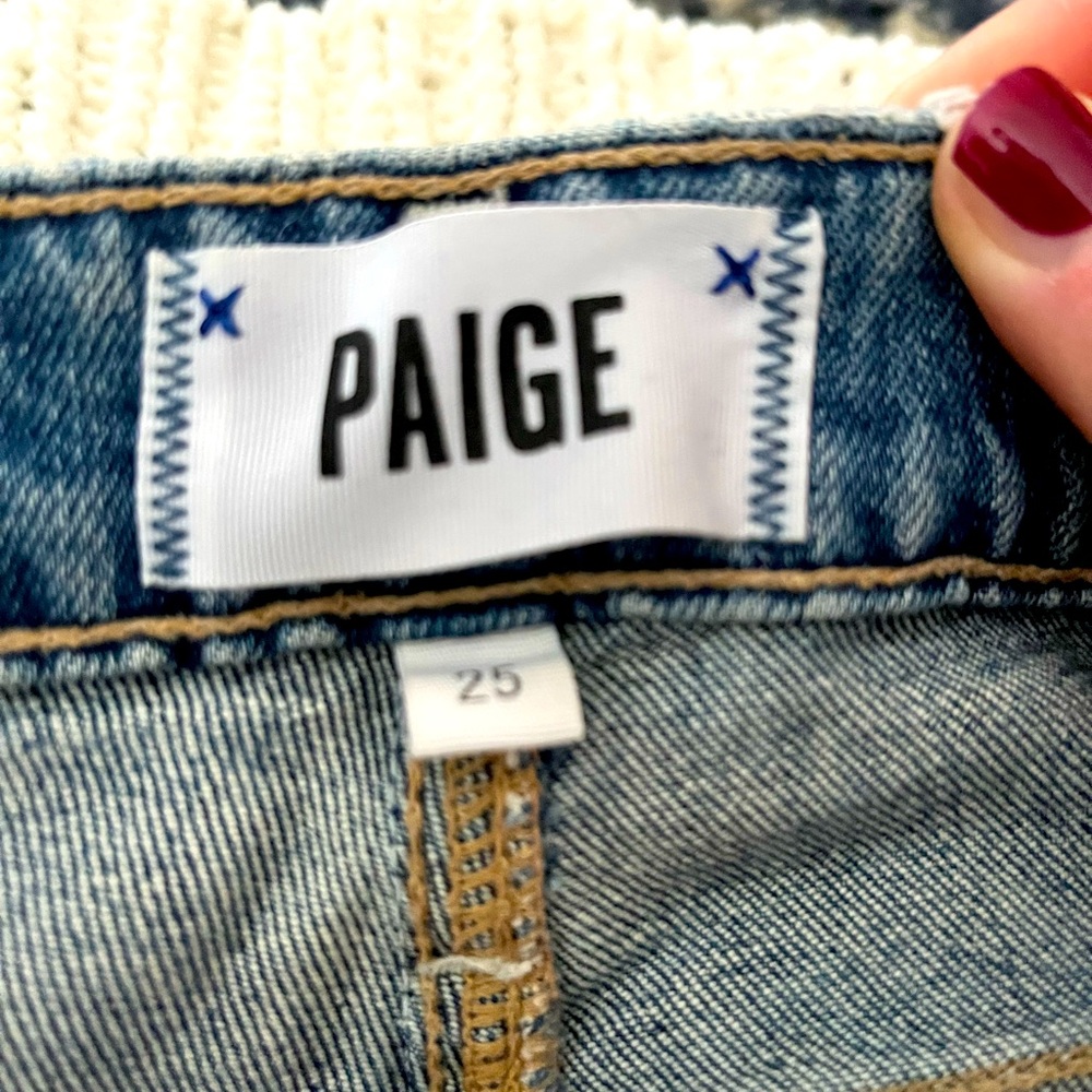 Paige denim vintage Hoxton high waist slim